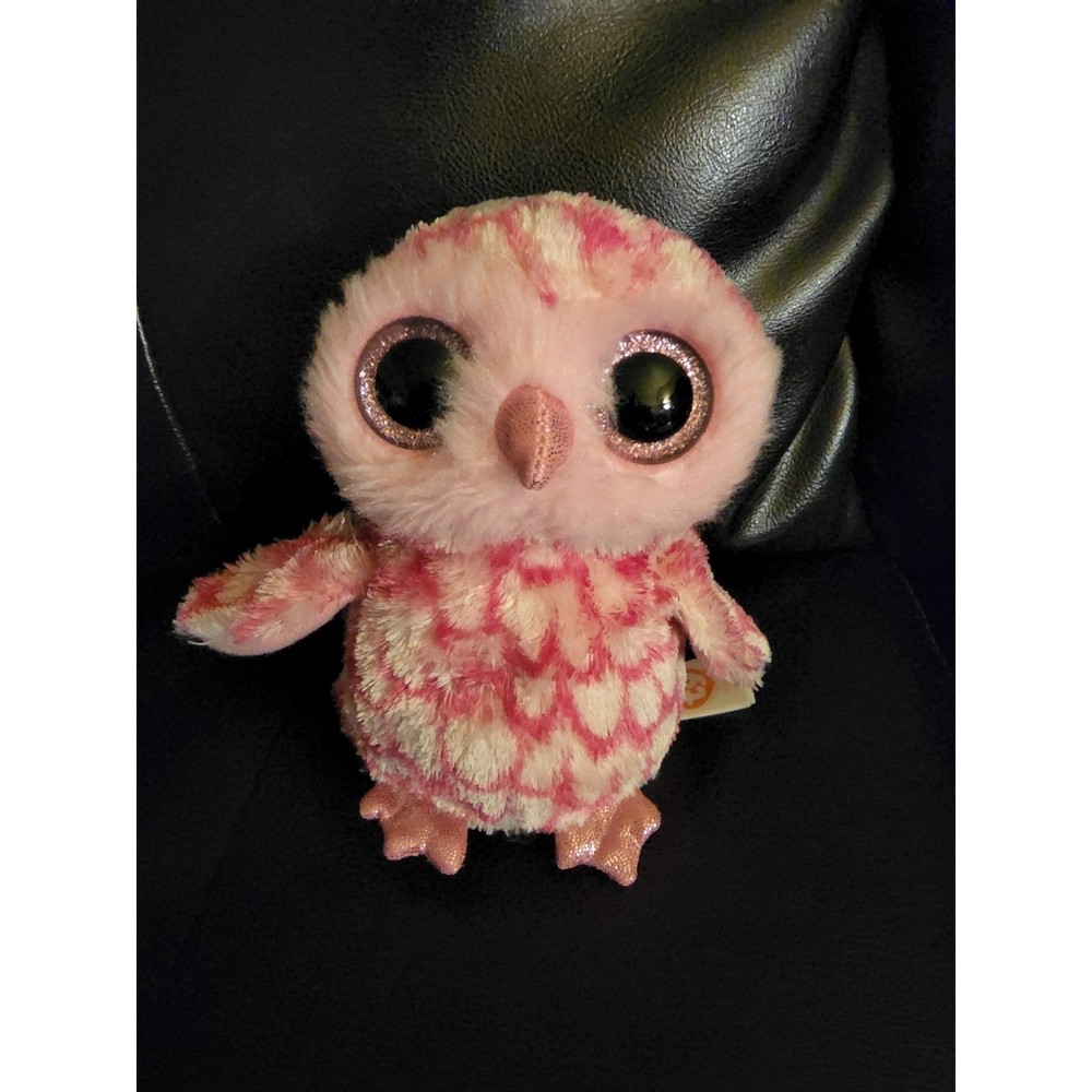 TY Beanie Boo Pinky the Barn Owl - 2013 (#2)
